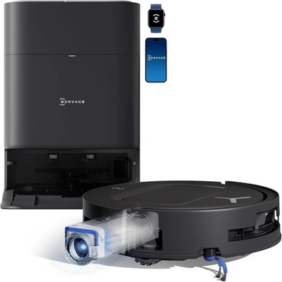 ECOVACS DEEBOT T80 Omni Robot Vacuum and Mop 18,000Pa OZMO Roller Self-Washing