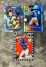 Luisangel Acuna 2022 Optic Rated Prospect Silver Holo Prizm & Donruss Marvels