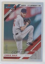 2019 Panini Donruss Variation Career Stat Line /217 Chris Sale (Grey Jersey) 1u6