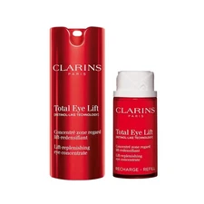 Clarins Total Eye Lift | Anti Aging Eye Cream | w/ REFILL 0.5 OZ + 0.5 OZ