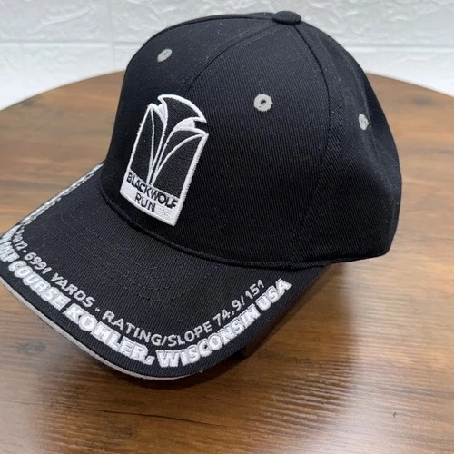 Vintage American Needle Blackwolf Run Golf Hat River Crse. SAMPLE Not For Resale image 6
