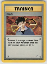 Brock 98/132 Rare Gym Heroes Pokemon Unlimited Heavily Played on eBay