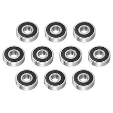 Double Sealed 629-2RS Deep Groove Ball Bearing Carbon Steel 10Pcs