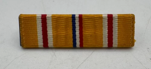 Vintage WW2 US Army Military Asiatic Pacific Campaign Medal Award Ribbon Bar Pin