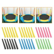 12x Trampoline Enclosure Sleeves with 2 Colors Protector Foam Tubing Pads