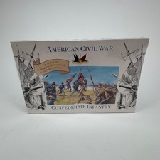American Civil War Confederate Infantry Figures 1/32 Scale 20pcs New Sealed