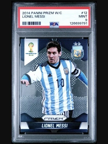 Lionel Messi 2014 Panini Prizm World Cup #12 PSA 9