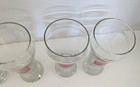 Vintage Set of 6 Schlitz Beer Footed Pilsner Glasses Red Logo Breweriana Barware — photo 10
