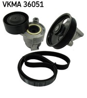 Keilrippenriemensatz SKF Vkma 36051 FüR Dacia ScÉNic Renault Logan Megane Nissan