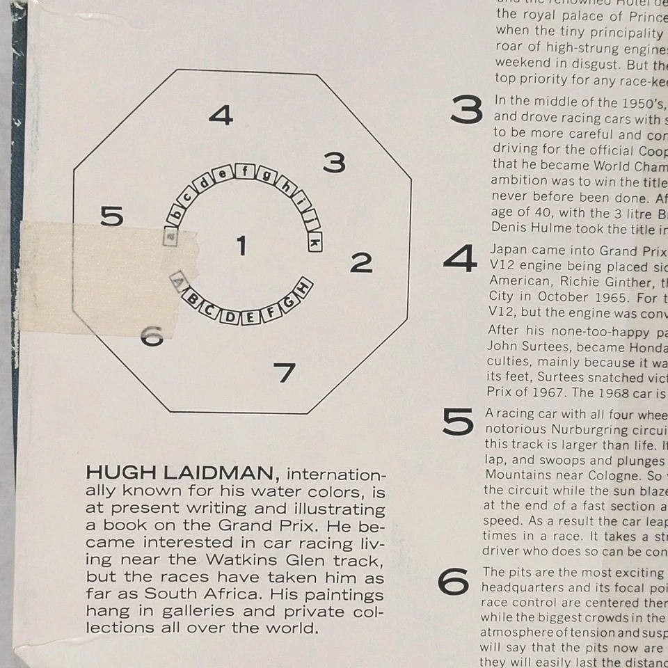 Springbok Vintage 1968 Octagon Jigsaw Puzzle Grand Prix Hugh Laidman Complete - Image 3 of 4