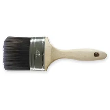 3-1/2" Wall Firm, Polyester Bristle, Paint Brush, Sealed Wood Handle, 1Xrn2