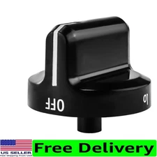 316564511 Cooktop Burner Control Knob - Black Durable Replacement for Frigidaire