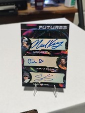2024 Leaf Futures Green Triple Time Nick Kurtz King Biliew 4/7 Triple Auto Nice