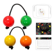 Asalato Shakers 2 Pairs - African Kassa Kashaka Rhythm Balls  Percussion Mus...