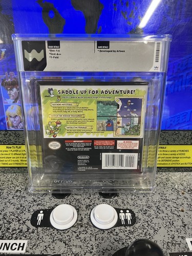 2006 Nintendo DS Yoshi's Island DS Graded WATA 9.6 A++ Y-Fold Seal NEW SEALED - Picture 5 of 11