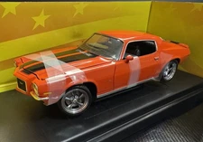 1970 1/2 Chevrolet Camaro Z/28 Hugger Orange Ertl 1/18 GMP Torque Thrust Wheels
