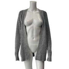  178 NWT Lululemon Gray Multi Cotton Cashmere Blend Sweater Wrap Cardigan size 4