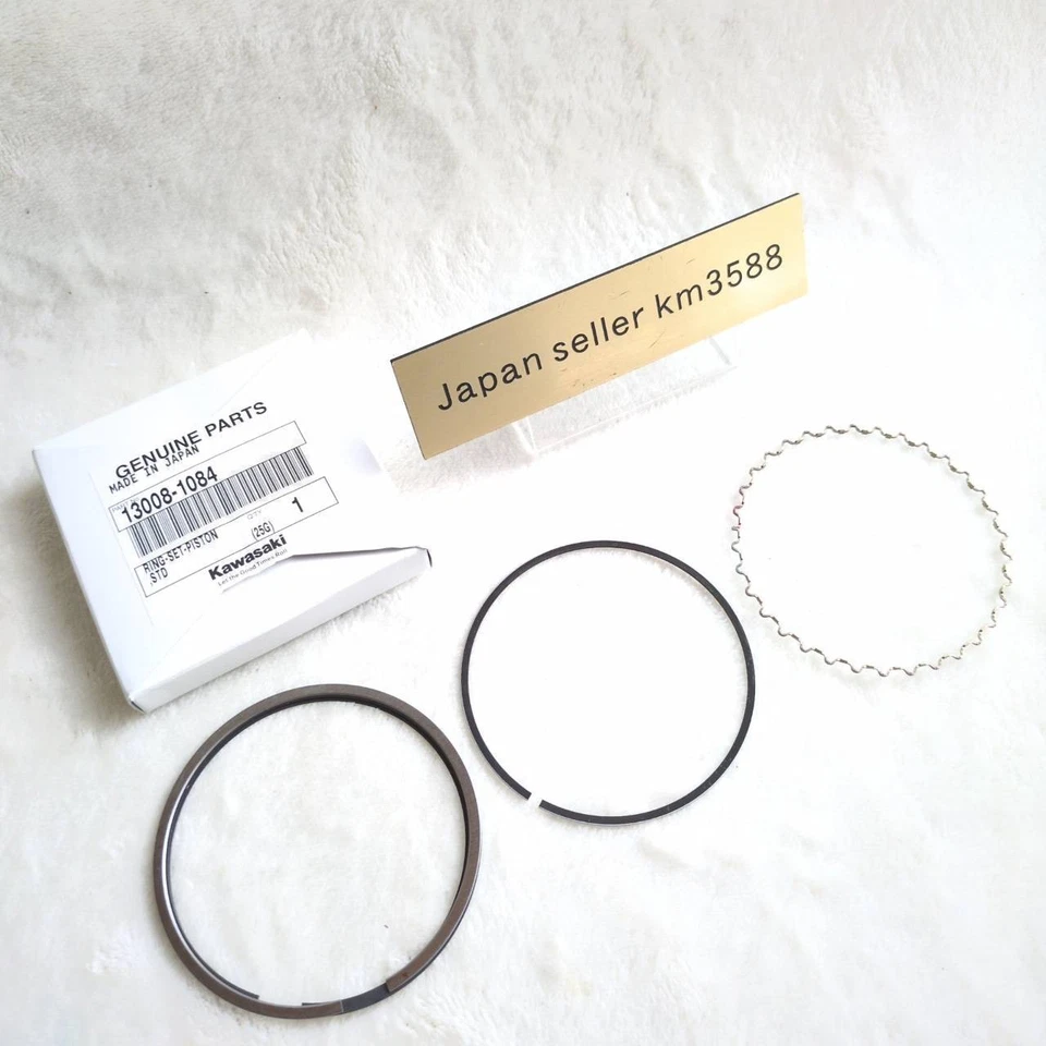 Juego de anillos de pistón OEM Kawasaki STD 13008-1084 EX500 Ninja 500R EN500... - Imagen 2 de 4