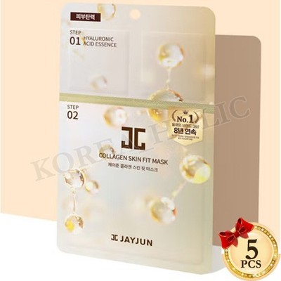 JAYJUN Collagen Skin Fit Mask 5EA Soothing Mask Nourishing Korean Cosmetics NEW