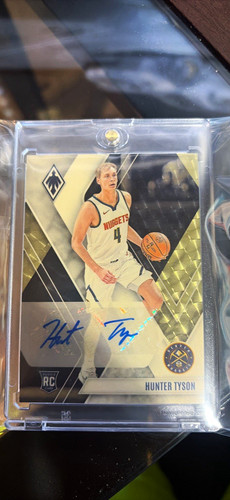 Panini Phoenix 2023-24 Hunter Tyson Denver Nuggets RC Auto 1/1 PRA-HTY