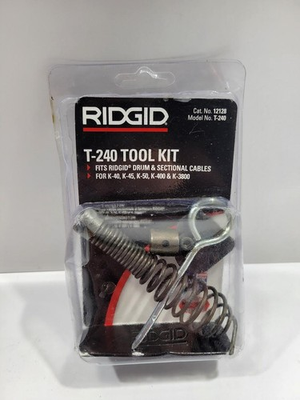 #ad RIDGID T 240 Tool Kit Cat 12128 Fits Drum Sectional Cables K 40 K 45 K 400 $23.74