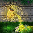 Solar Watering Can Lights – LED Cascading Fairy Lights with 6 Copper Wire Str...