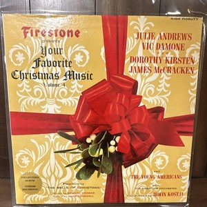 Firestone Presents Your Favorite Christmas Music Vol 4 Vinyl Record LP