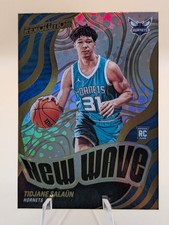 2024-25 Revolution Basketball Tidjane Salaun New Wave insert card #17 Hornets RC