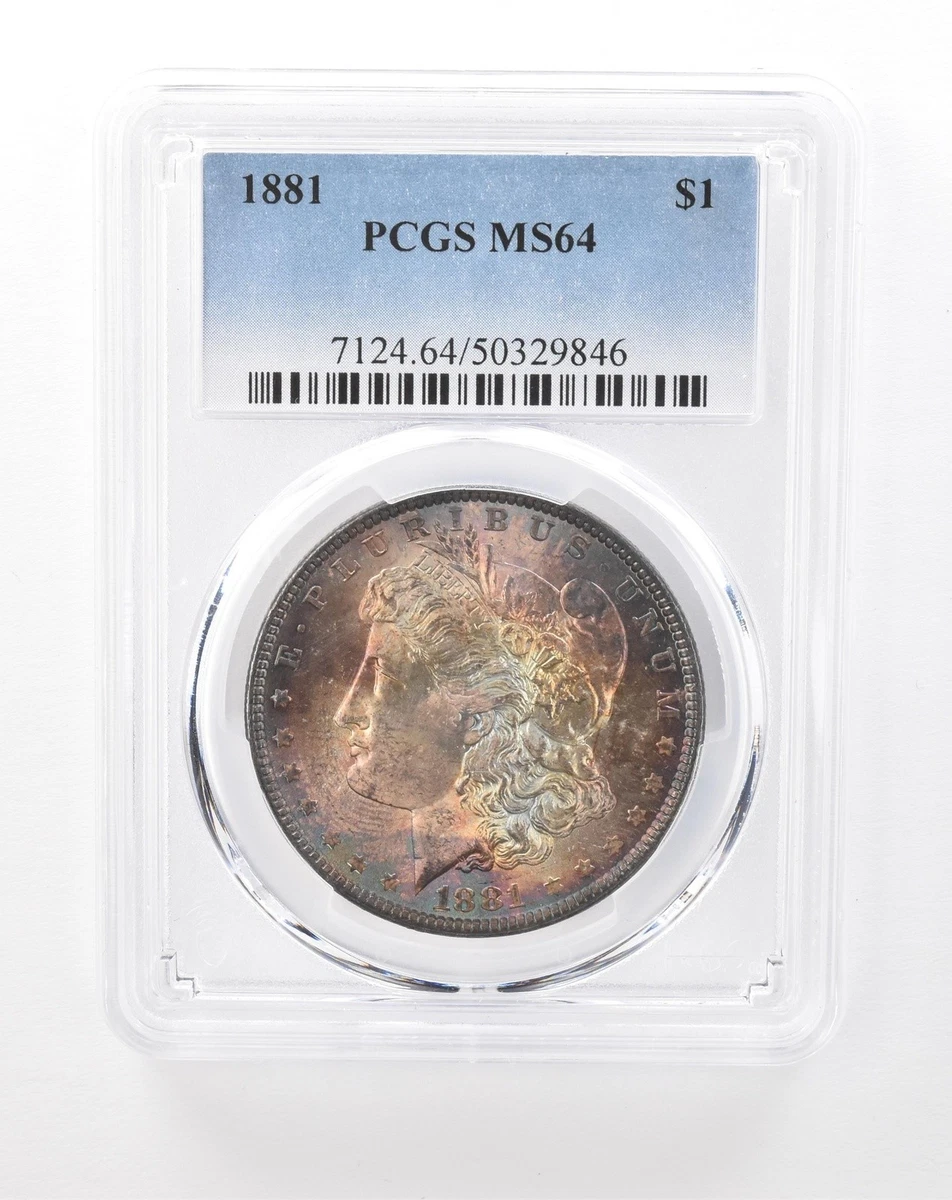 1881 Year Grade MS 64 Morgan US Dollars (1878-1921) for sale | eBay