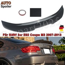 Carbon Look für 3er BMW E92 Coupe 06-13 Heckspoiler Heckflügel Lippe 328i 330i
