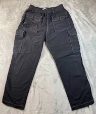 Bare Knuckles Men’s Med Black Cargo Utility Pant Made In USA Early Production