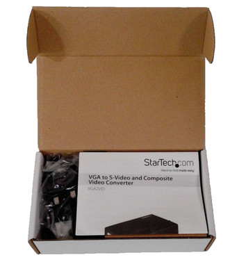 StarTech VGA2VID High Resolution VGA to Composite or S-Video Converter