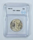 1941-S Walking Liberty Half Dollar MS64 ICG