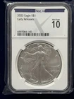2023 W Burnished Silver Eagle NGCX Mint State 10 - Early Releases
