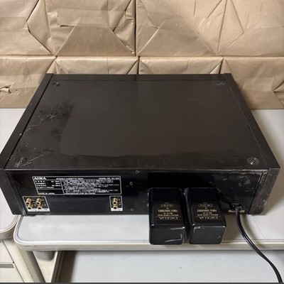 JUNK AIWA EXCELIA XK-009 Stereo Cassette Deck Black | eBay