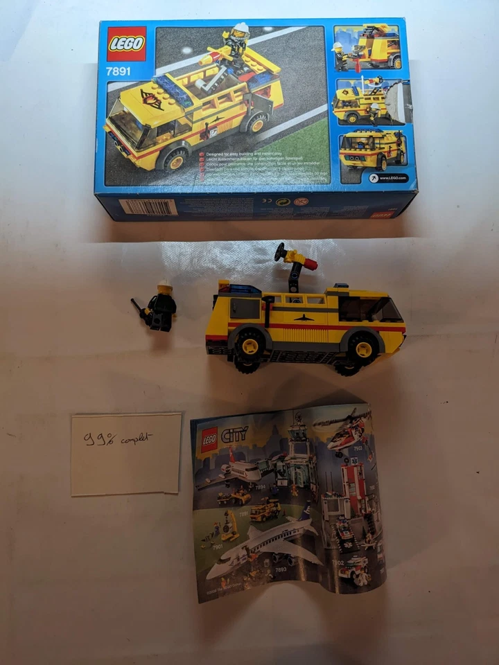 LEGO City 7891 Airport Firetruck, photo 2 sur 2