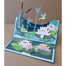 Lotus Flowers Metal Cutting Dies Scrapbooking Paper Card Embossing Stencil Mold