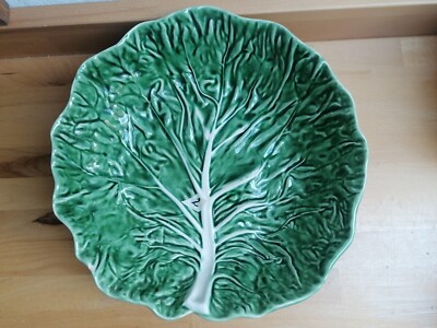 Vintage große Schale Kohl Cabbage Bordallo Pinheiro Caldas Da Rainha Made In...