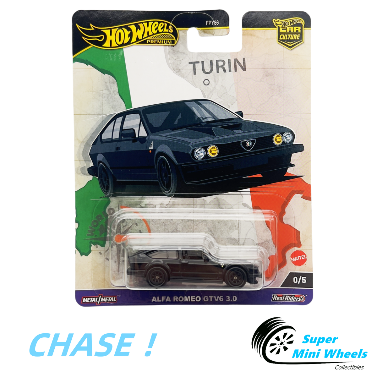 ミニカー Hot Wheels ALFA ROMEO GTV6 3.0 HotWheels Alfa Romeo GTV6 3.0 (White) 2023 Retro Racers