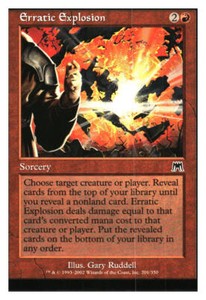 Erratic Explosion Onslaught MTG - NM+ Mythic Relics