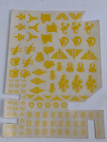 Transfer Sheets VAULT 2 Games Workshop Decals Banners Flag MULTILISING Warhammer - Picture 92 of 135