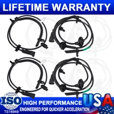 4x Front & Rear ABS Wheel Speed Sensor for Chevrolet Traverse Buick Saturn GMC
