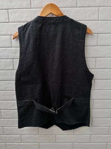 ORGUEIL graue Baumwollweste Weste Herren Designer Größe 40 - Bild 7 von 11