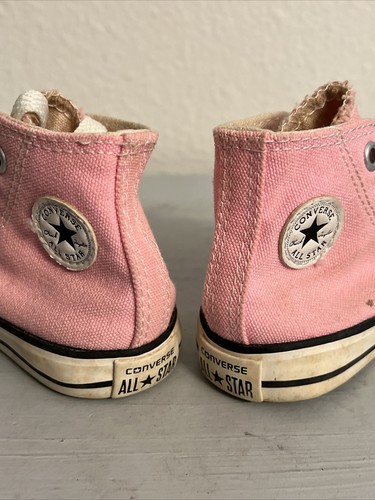 CONVERSE CHUCK TAYLOR ALL STAR PINK SNEAKERS SIZE 4C (PRE-OWNED) CLAY STAINED - Picture 12 of 12
