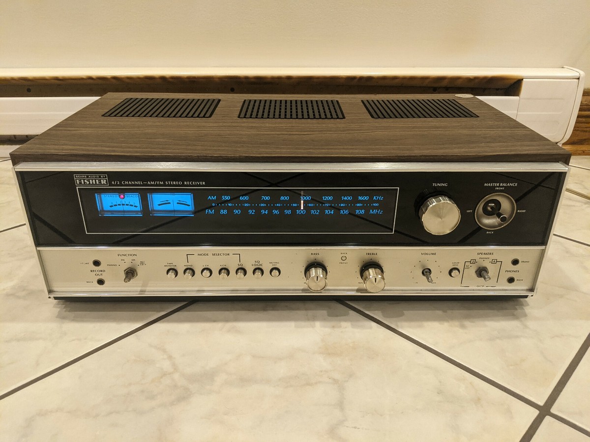 Sears Audio by Fisher Quad Receiver Amp Stereo Quadraphonic