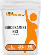 BulkSupplements D-Glucosamine HCl Powder - 1 g per Serving