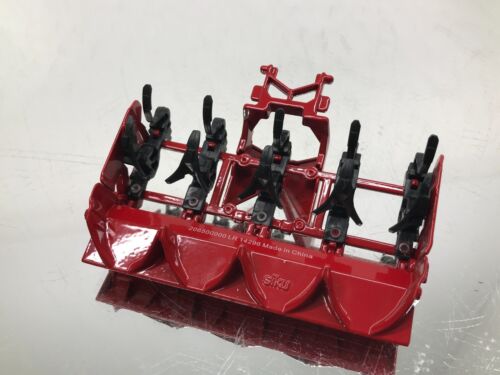SIKU 2065 GRIMME RIDGING HILLER CULTIVATOR HAUFELGERAT -RED 1:32- GOOD - V93 - Bild 4 von 5