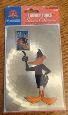 1999- Looney Tunes Daffy Duck Foil Notecards -33 Cent-Set Of 6 Card/Envelopes