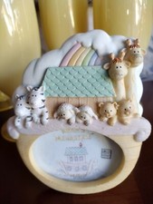 A sweet Russ "Noah's Menagerie" Baby Picture Frame for your precious little one 