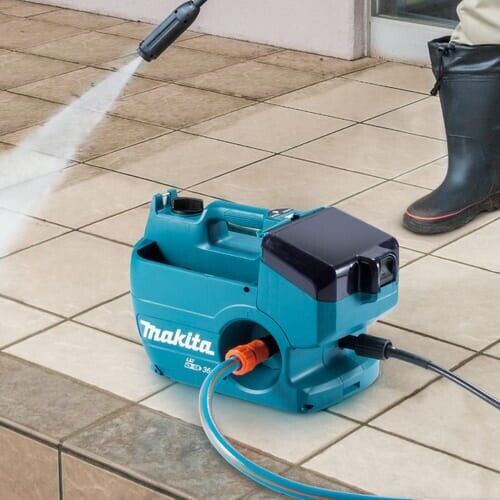 Makita MHW080DZK Rechargeable High Pressure Washer Brushless 18V Blue Tool Only - Picture 2 of 12